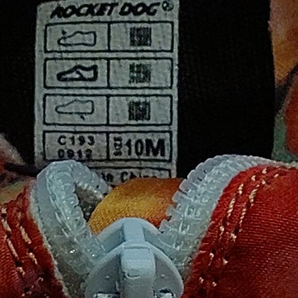 Rocket Dog Jazzin Womens Pink/Red Platform High Top Zippered Sneakers- Size 10M - Picture 7 of 7